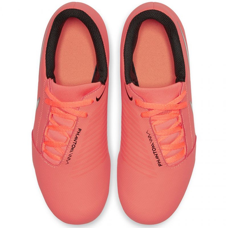 Kopačky Nike Phantom Venom Club Fg Jr AO0396-810 pomerančový pomeranče a červené 1
