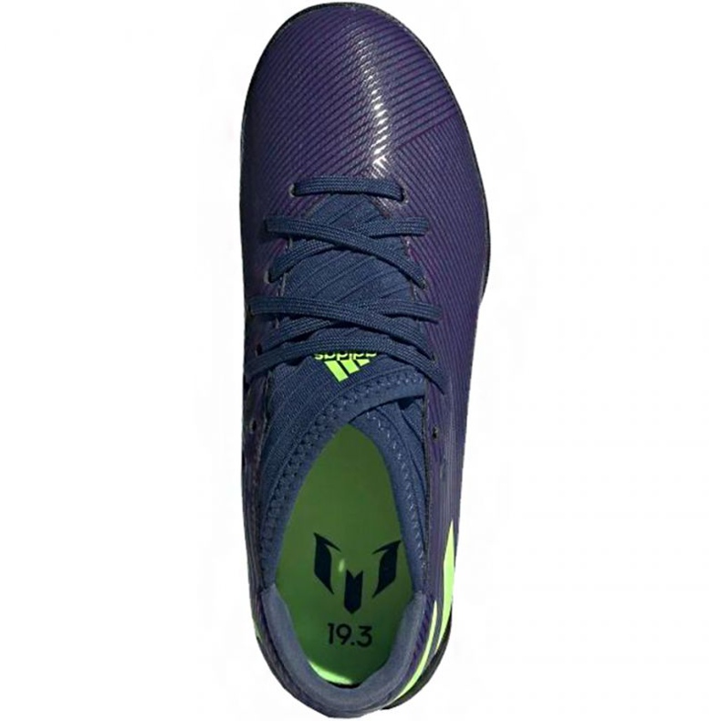 Kopačky Adidas Nemeziz Messi 19.3 Tf Jr EF1811 černý námořnická modř 1
