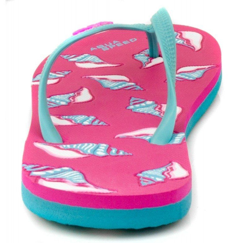 Žabky Aqua-Speed ​​Napoli W 40869-40875 modrý růžový 1