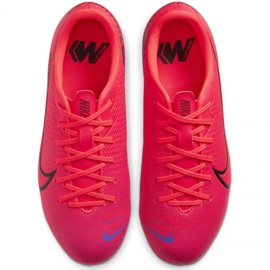 Kopačky Nike Mercurial Vapor 13 Academy FG / MG Jr AT8123-606 červené pomeranče a červené 1