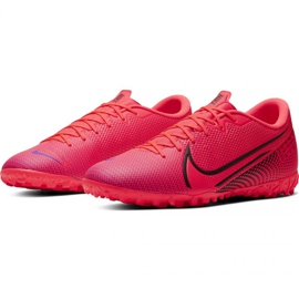 Kopačky Nike Mercurial Vapor 13 Academy Tf M AT7996-606 červený pomeranče a červené 1
