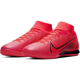 Sálová obuv Nike Mercurial Superfly 7 Academy Ic M AT7975-606 pomeranče a červené červené 5
