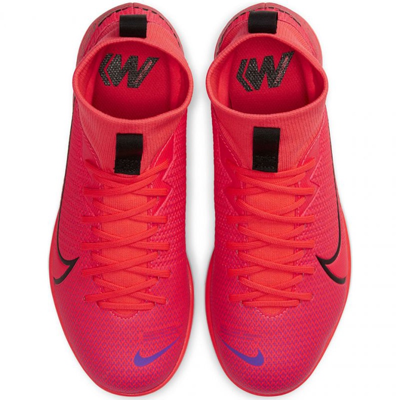 Sálová obuv Nike Mercurial Superfly 7 Academy Ic Jr AT8135-606 červený pomeranče a červené 1