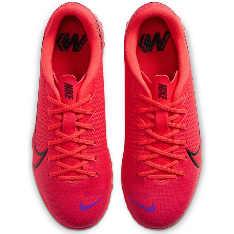 Kopačky Nike Mercurial Vapor 13 Academy Tf Jr AT8145-606 červený pomeranče a červené 1