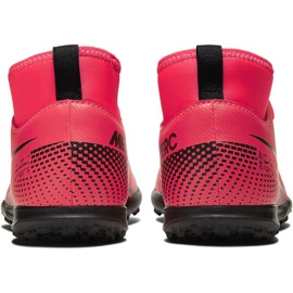 Kopačky Nike Mercurial Superfly 7 Club Tf Jr AT8156-606 červené pomeranče a červené 4