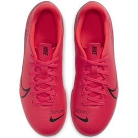 Kopačky Nike Mercurial Vapor 13 Club FG / MG Jr AT8161-606 vícebarevný pomeranče a červené 1 Kopačky Nike Mercurial Vapor 13 Club FG / MG Jr AT8161-606 vícebarevný pomeranče a červené 1