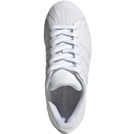 Bílé dětské boty Adidas Superstar J EF5399 bílý 1