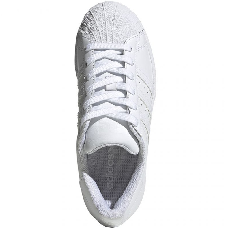 Bílé dětské boty Adidas Superstar J EF5399 bílý 1