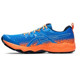 Běžecké boty Asics Fujitrabuco Lyte M 1011A700-400 modrý pomerančový 1