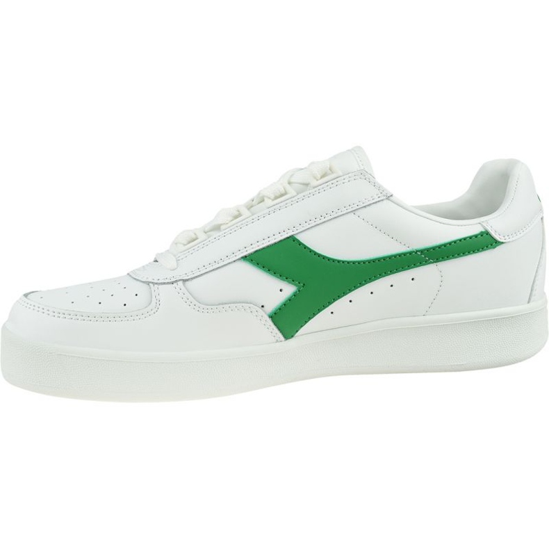 Boty Diadora B. Elite M 501-170595-01-C7373 bílý zelená 1 Boty Diadora B. Elite M 501-170595-01-C7373 bílý zelená 1