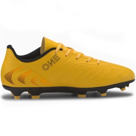 Kopačky Puma One 20.4 Fg Ag Jr 105840 01 žluť 1
