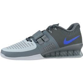Boty Nike Romaleos 3 Weightlifting M 852933-001 modrý šedá 1