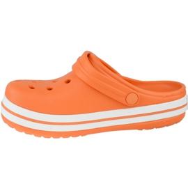 Crocs Crocband Clog K Jr 204537-810 oranžový šedá 1
