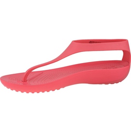 Sandály, žabky Crocs Serena Flip W 205468-611 červený 1