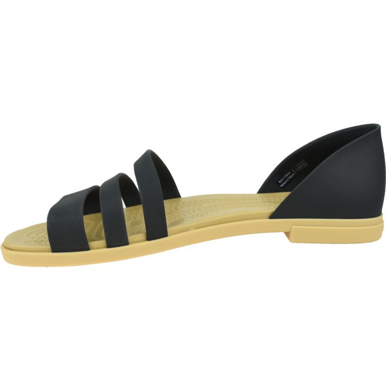 Crocs Tulum Open Flat W 206109-00W černý 1