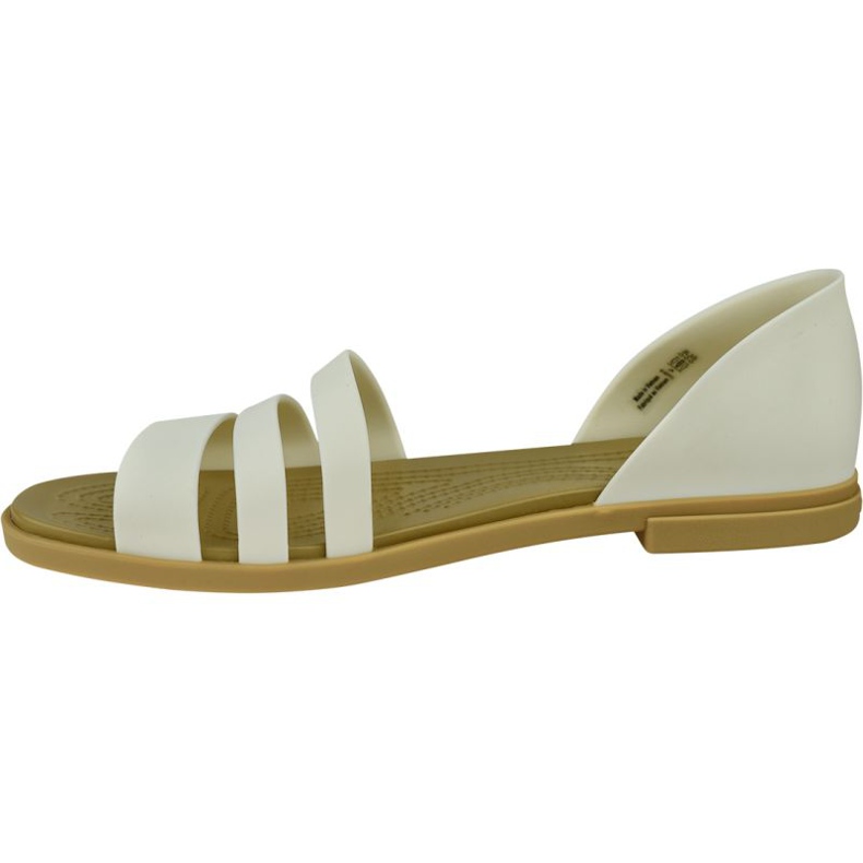 Crocs Tulum Open Flat W 206109-1CQ bílý 1