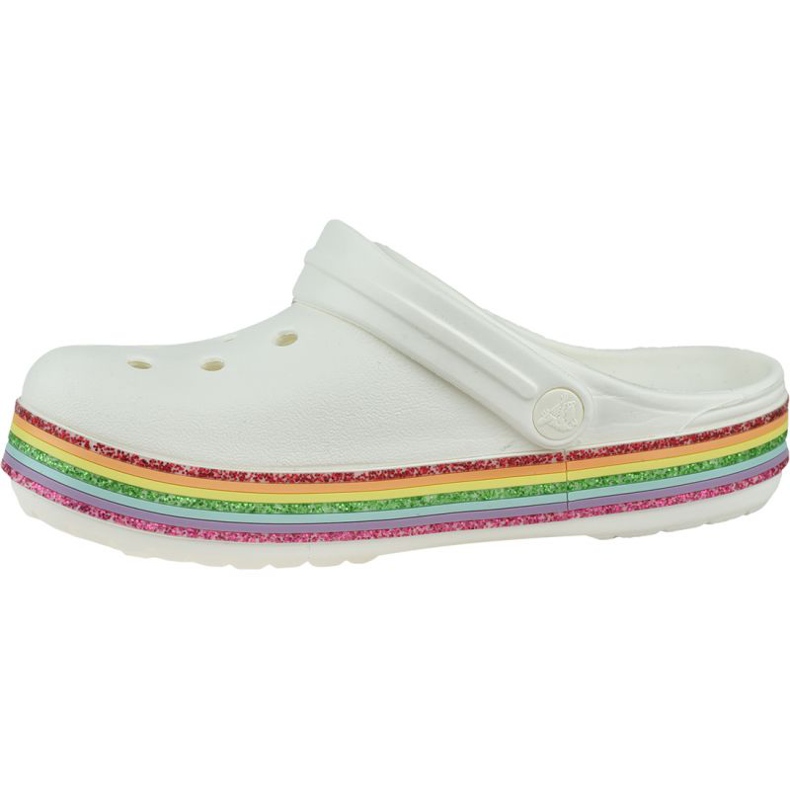 Crocs Rainbow Glitter Clog 206151-100 bílý 1
