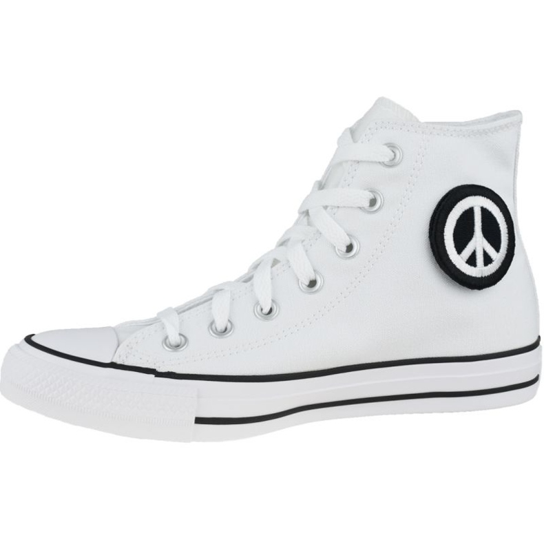 Boty Converse Chuck Taylor All Star Hi Peace W 167892C bílý 1 Boty Converse Chuck Taylor All Star Hi Peace W 167892C bílý 1