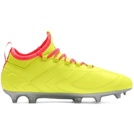 Kopačky Puma One Jr 20.3 Osg Fg Ag 105972 01 červený pomeranče a červené 1