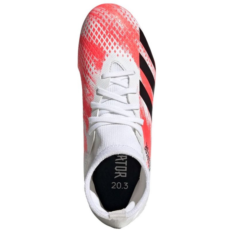 Kopačky Adidas Predator 20.3 Fg Jr EG0927 vícebarevný bílý 1