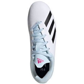 Kopačky Adidas X 19.4 FxG Jr EF1616 vícebarevný bílý 1
