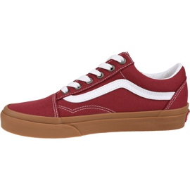 Boty Vans Old Skool VN0A4U3BWZ0 červené 1