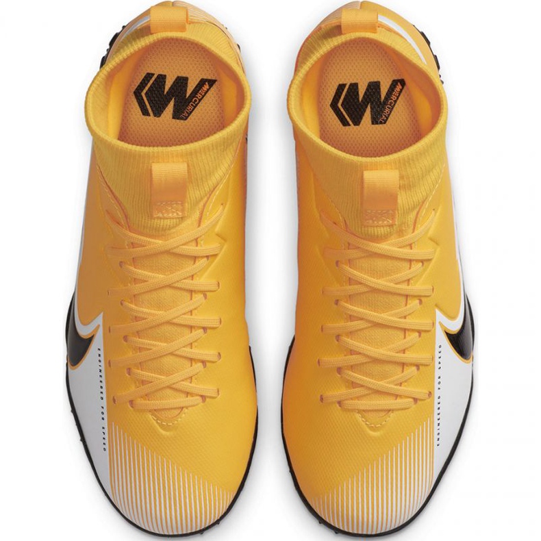 Kopačky Nike Mercurial Superfly 7 Academy Tf Jr AT8143 801 žlutá žluté 1
