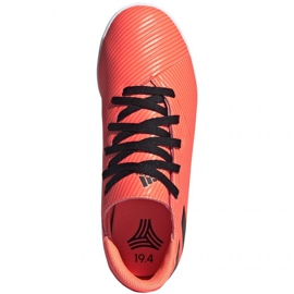 Kopačky Adidas Nemeziz 19.4 In Jr EH0506 vícebarevný pomeranče a červené 1