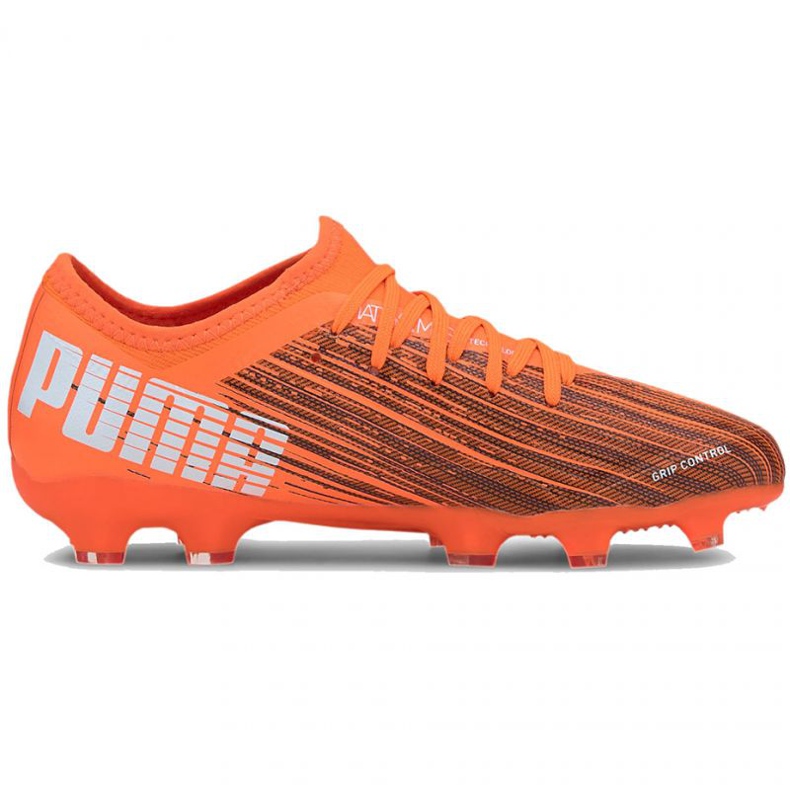 Kopačky Puma Ultra 3.1 Fg Ag Jr 106098 01 vícebarevné, oranžové pomeranče a červené 1