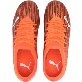 Kopačky Puma Ultra 3.1 Fg Ag Jr 106098 01 vícebarevné, oranžové pomeranče a červené 2