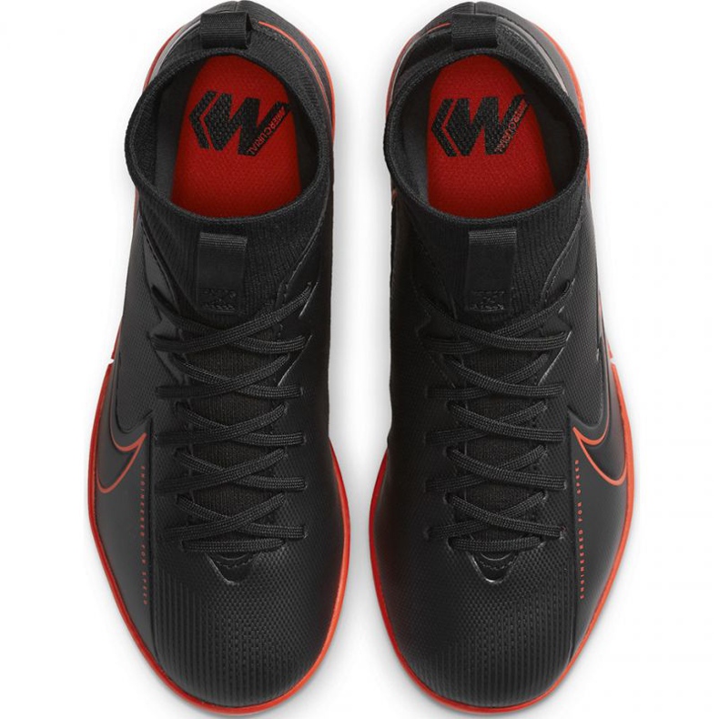 Kopačky Nike Mercurial Superfly 7 Academy Ic Jr AT8135 060 šedá černý 1