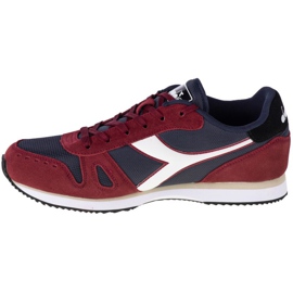 Boty Diadora Simple Run M 101-173745-01-C8913 bílý červený námořnická modř 1