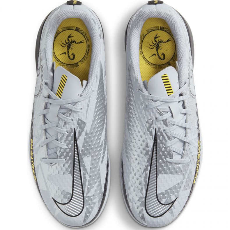 Kopačky Nike Phantom Gt Scorpion Academy Ic Jr DA2281 001 modrý stříbro 1