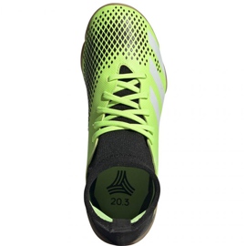 Kopačky Adidas Predator 20.3 In Junior EH3028 vícebarevný zelená 1