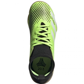 Kopačky Adidas Predator 20.3 In Junior EH3028 vícebarevný zelený 1
