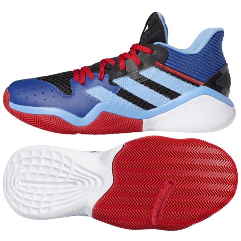 Basketbalové boty Adidas Harden Steapback M FW8482 vícebarevný modrý 1