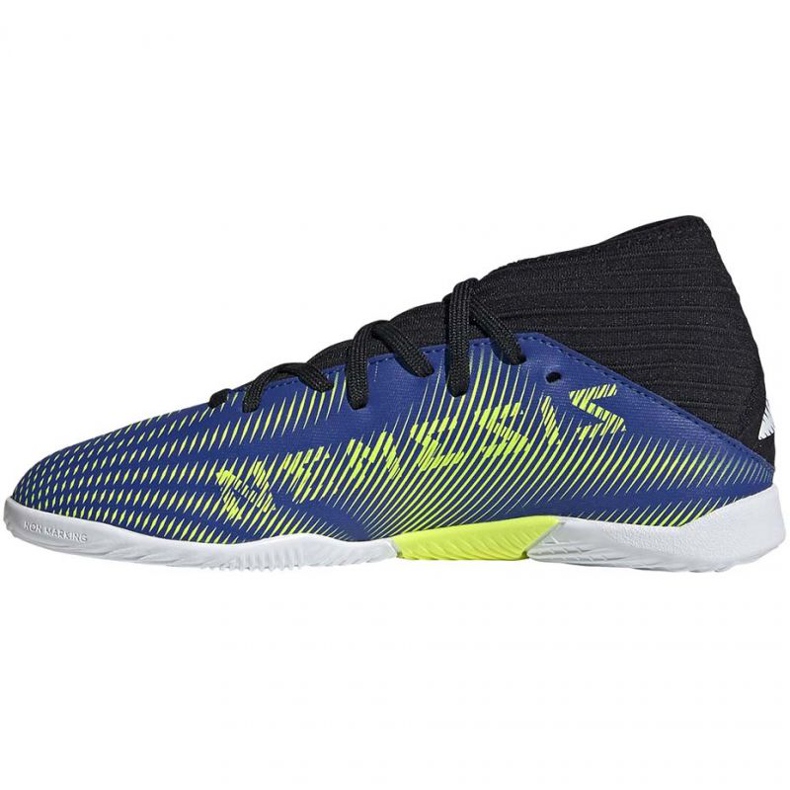 Sálová obuv adidas Nemeziz 3 In Jr FY0818 černá, královská modrý 1