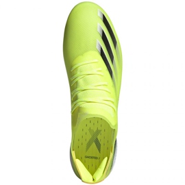 Kopačky Adidas X Ghosted.1 Fg M FW6898 zelená, žlutá, neonová zelený 1