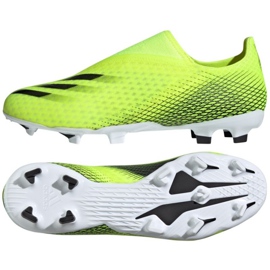 Kopačky Adidas X Ghosted.3 Ll Fg M FW6969 vícebarevný žluté 1