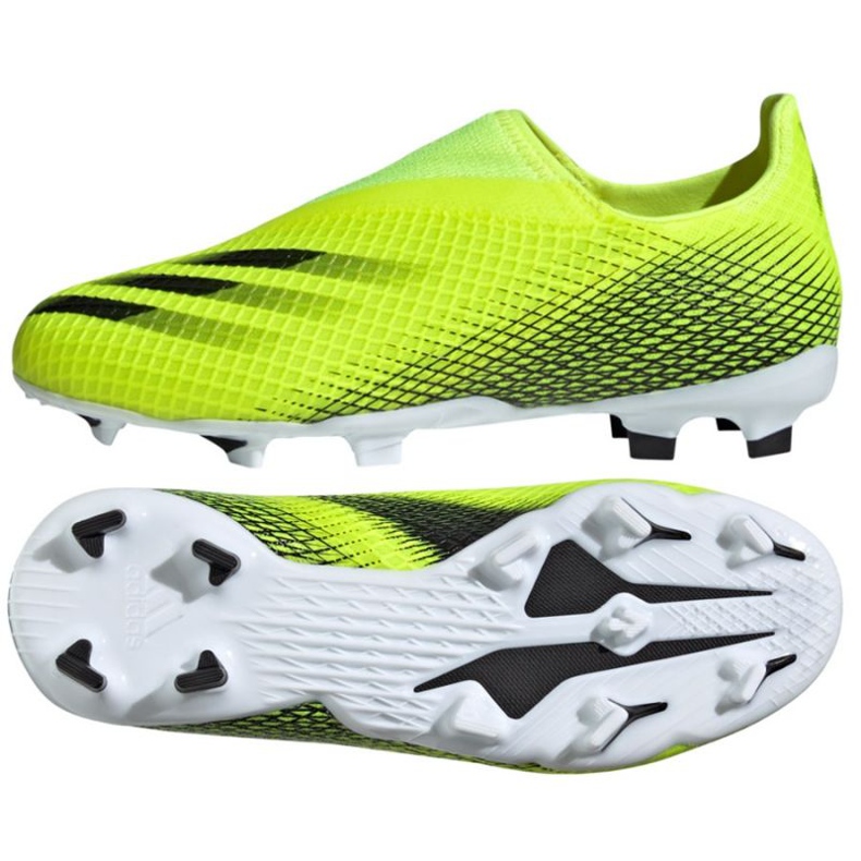 Kopačky Adidas X Ghosted.3 Ll Fg Jr FW6978 vícebarevný žluť 1