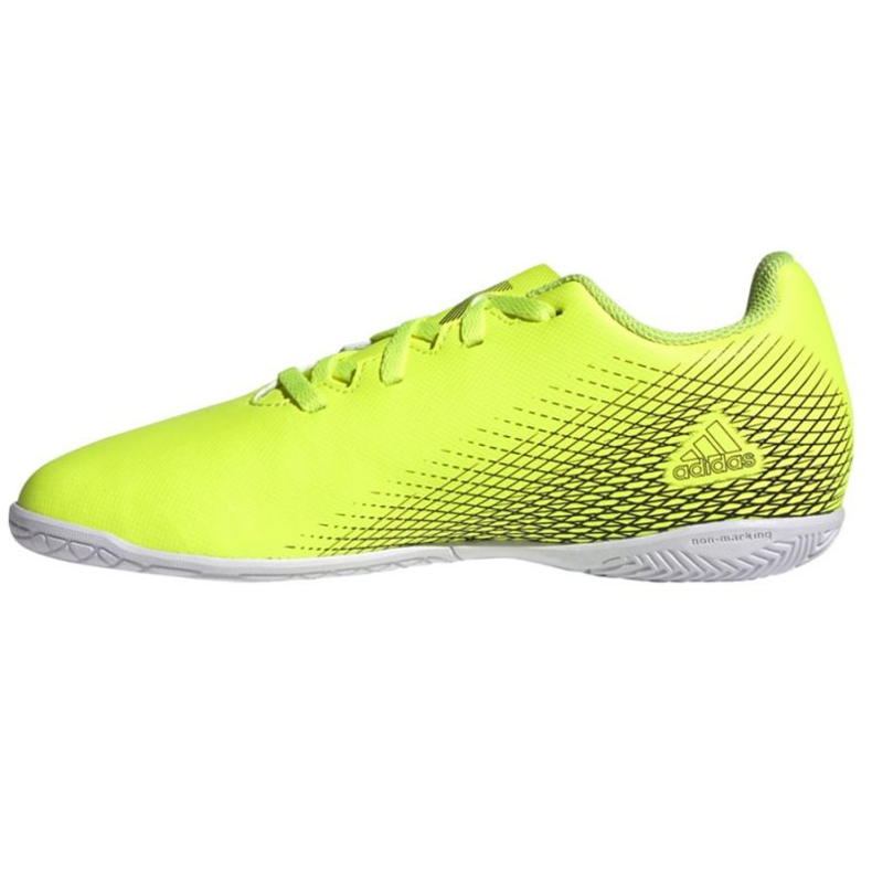 Kopačky Adidas X Ghosted.4 In Jr FW6923 zelená, žlutá neon zelený 1