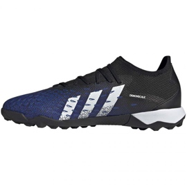 Kopačky Adidas Predator Freak .3 L Tf M FY0616 bílá, černá, tmavě modrá námořnická modř 1