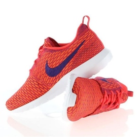 Nike Flyknit Rosherun M 677243-600 červené 4