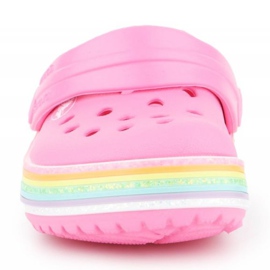 Crocs Crocband Rainbow Glitter Clg K 206151-669 růžový 2