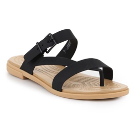 Crocs Tulum Toe Post Sandal W 206108-00W černý 1