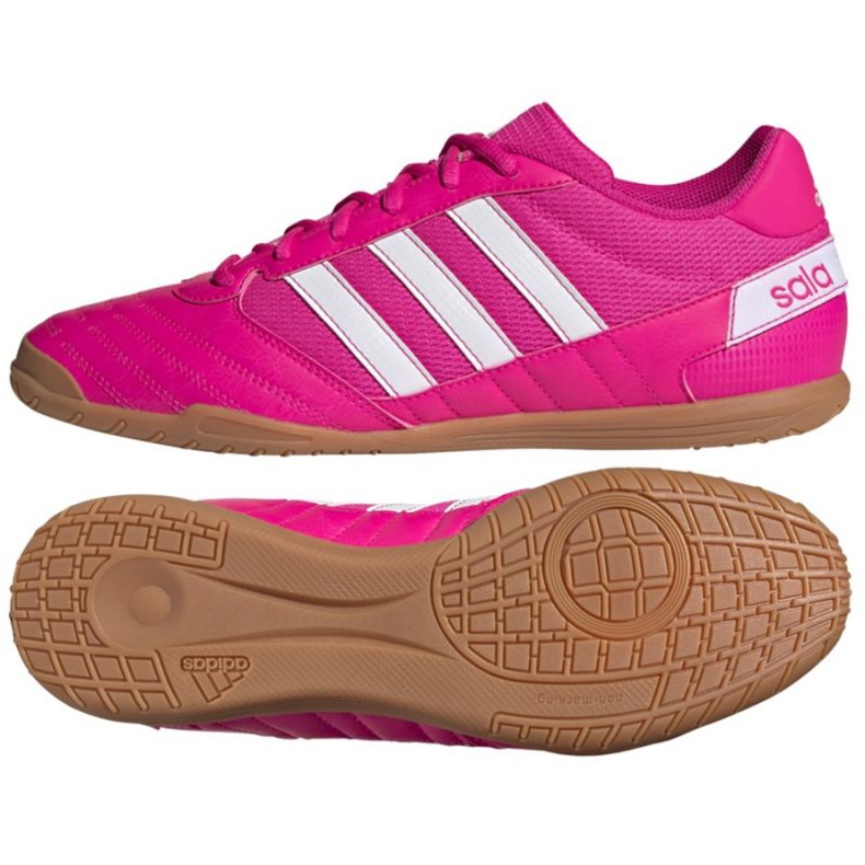 Sálová obuv adidas Super Sala In M G55910 vícebarevný růže a fialové 1