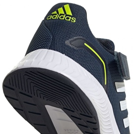 Boty Adidas Runfalcon 2.0 C Jr FZ0110 bílý námořnická modrá 4