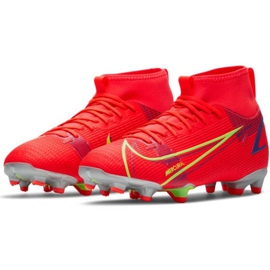 Kopačky Nike Mercurial Superfly 8 Academy Mg Jr CV1127 600 červené černá 1