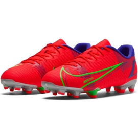 Fotbalové boty Nike Vapor 14 Academy FG / MG Jr CV0811 600 červené pomeranče a červené 1