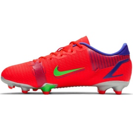 Fotbalové boty Nike Vapor 14 Academy FG / MG Jr CV0811 600 červené pomeranče a červené 2